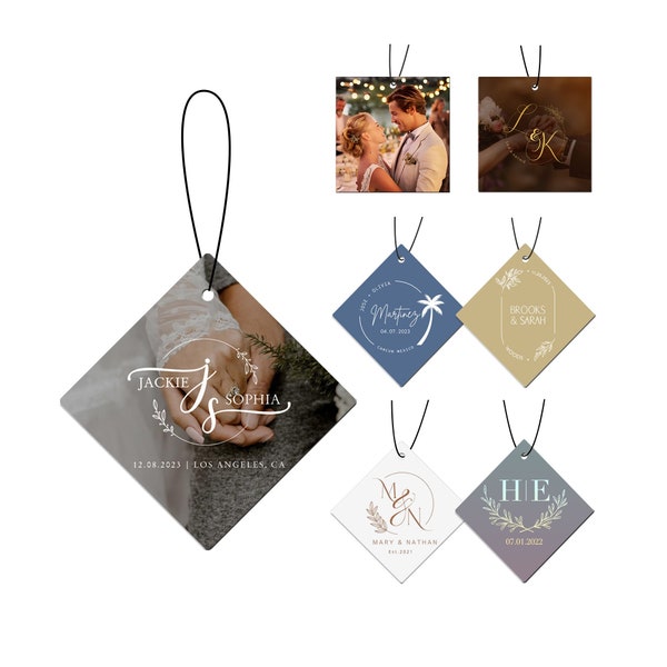 Wedding Favor Air Freshener Etsy