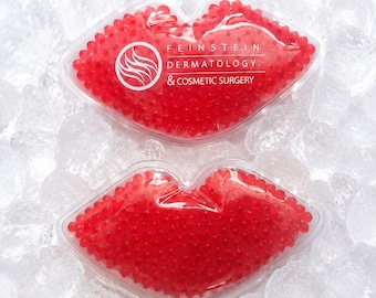 Custom Lip Ice Pack for Lip Filler Aftercare Reusable Cooling Recovery Gel Pack