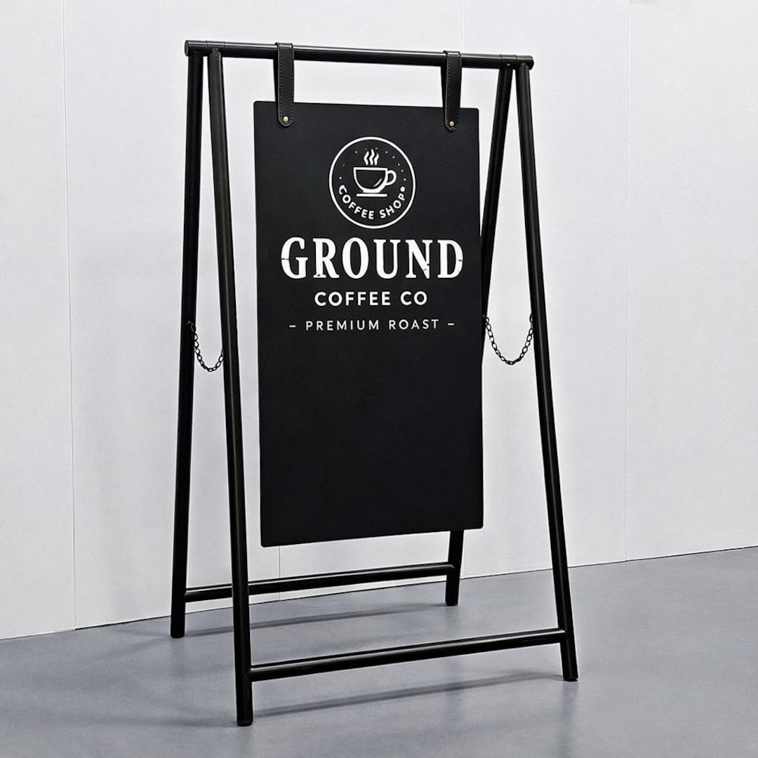 Custom A-frame Sign for Business, Foldable Outdoor Portable Double ...