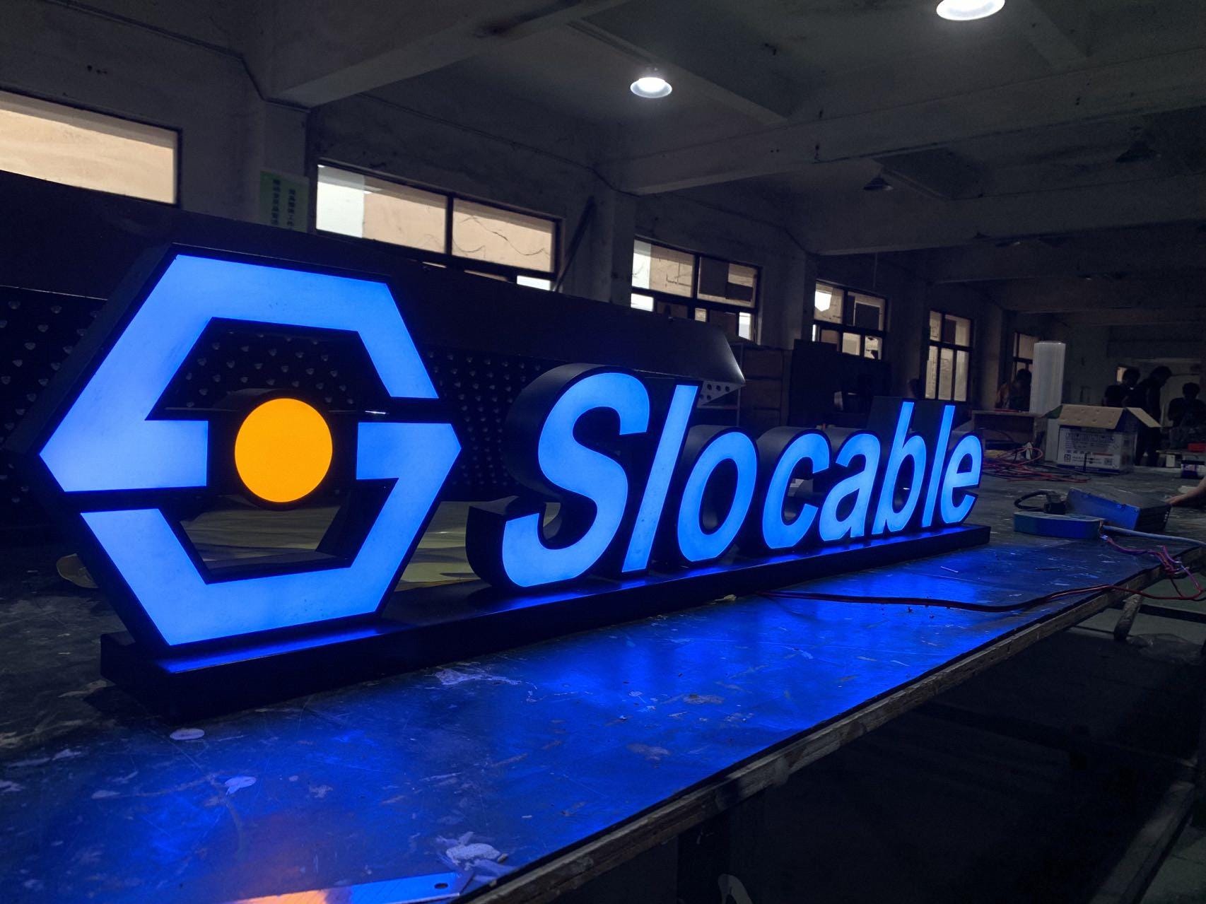 Steel Acrylic Light Box Letter Sign, Outdoor Advertising Brand ...