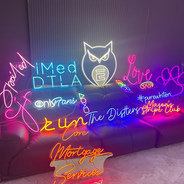 Custom Neon Sign, LED Neon Light Sign, Easter Decor, Wedding Neon Sign, Logo Neon Sign, Personalized Gift For Her, Wedding Decor Sign