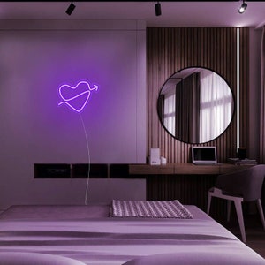 Mini The Heart Of Love Neon Sign Custom Neon Sign Led Neon Light Sign Wall Neon Sign Wall Decor Neon Sign Anime Neon Sign Logo Neon Light