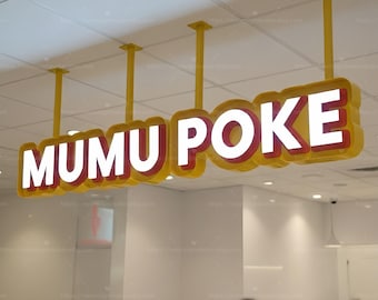 Custom LED Hanging Illuminated Logo Signs, Personalized 3D Channel Letter for Outdoor, Business Sign For Storefront And Office