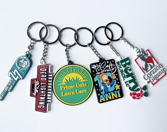 Custom 2D/3D PVC Rubber Keychain, Personalized Soft PVC Keychain Fashion Logo, Custom Promotional Gift