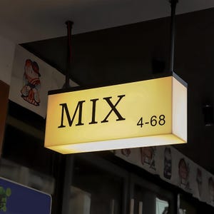 Customized Acrylic Double-sided Hanging Light Box, Ceiling Advertisement Signs, Store Indoor LED Luminous Display Billboard image 6
