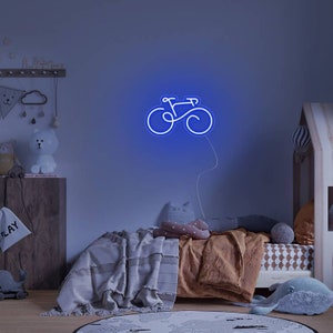 Mini The Bicycle Neon Sign Custom Neon Sign Led Neon Light Sign Wall Neon Sign Wall Decor Neon Sign Anime Neon Sign Logo Neon Light Sign