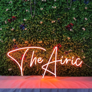 Sinal de néon personalizado personalizado led luz de néon nome do presente personalizado sinal de néon decoração de parede sinal de néon casamento sinal de néon festa logotipo de néon