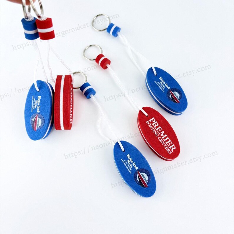Custom EVA Boat Key Tag, Personalized Floating Foam Keychain, Travel ...
