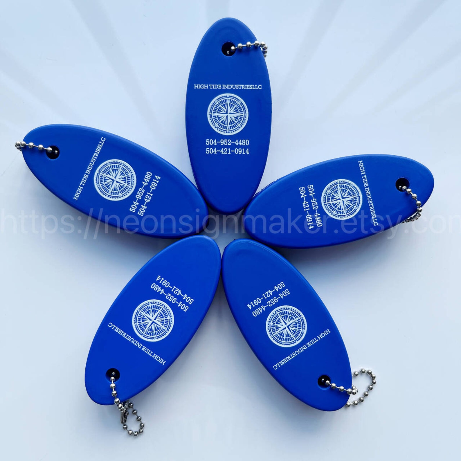 Custom PU Floating Keychain, Personalized Fishing Beach Gift, Camping ...