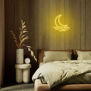 Mini Moon Light Neon Sign Custom Neon Sign Led Neon Light Sign Wall Neon Sign Wall Decor Neon Sign Anime Neon Sign Logo Neon Light Sign