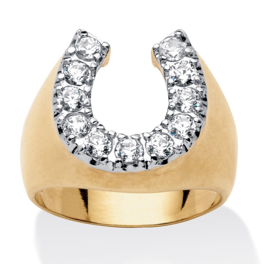 Mens Moissanite Ring U Shaped Men's Unique Wedding Ring - Etsy