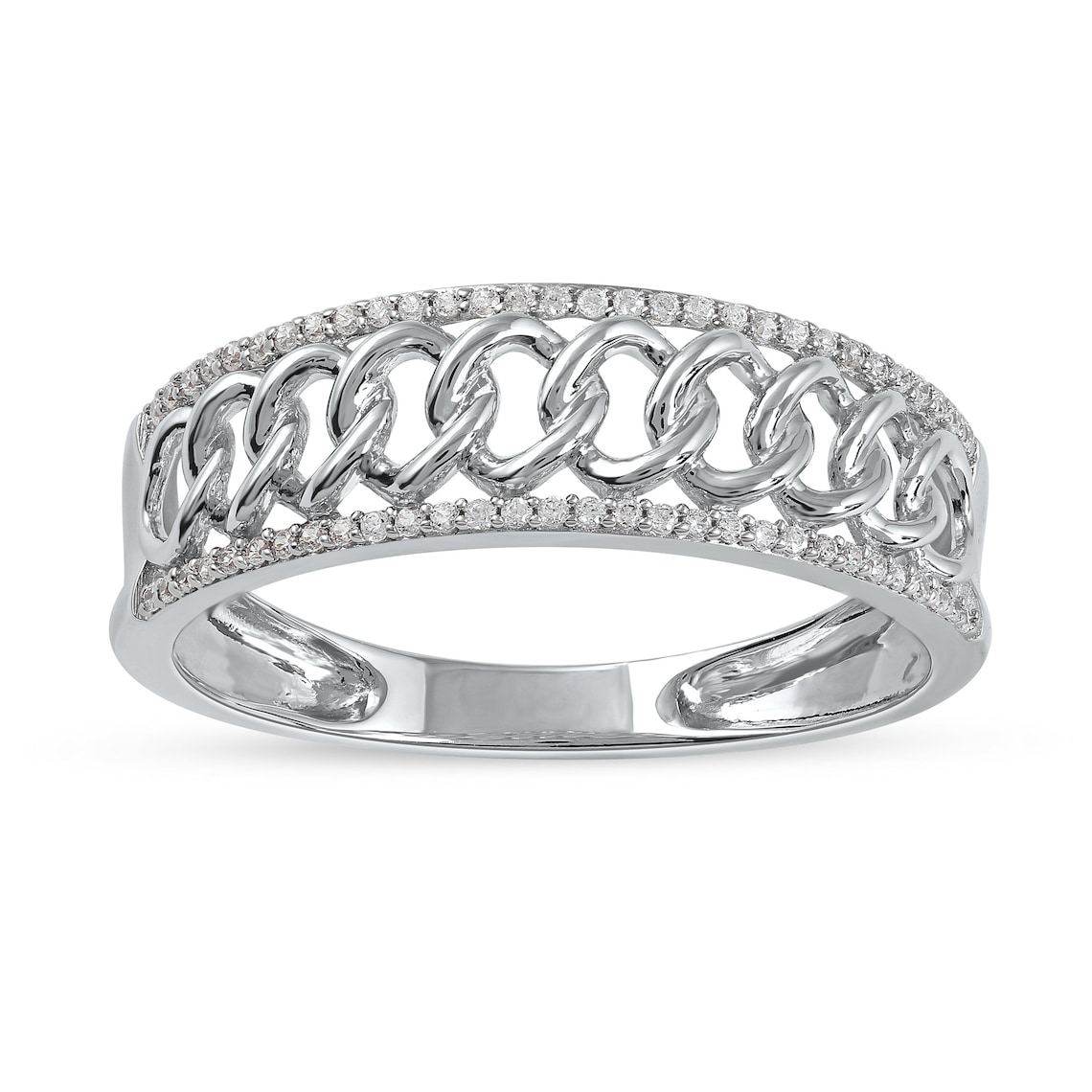 Mens Lab Diamond Ring Men's Cuban Link Wedding Band Male Etsy