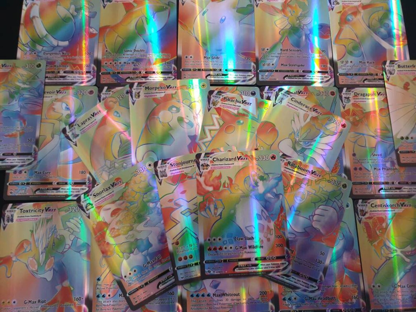 Pokemon Cards 5 RAINBOW RARE VMAX bundle proxy Etsy