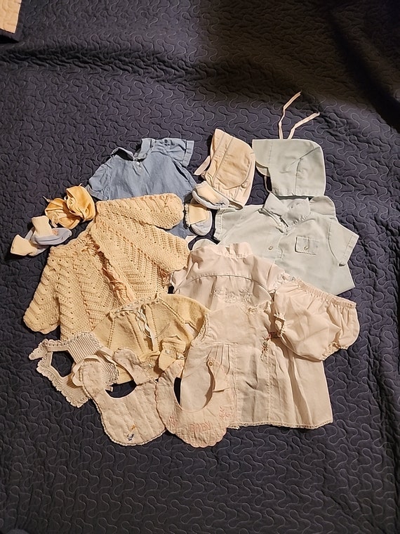 Vintage Baby Boy and Girl Clothes - image 1