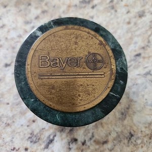 Vintage Bayer Aspirin Advertising Trinket Box
