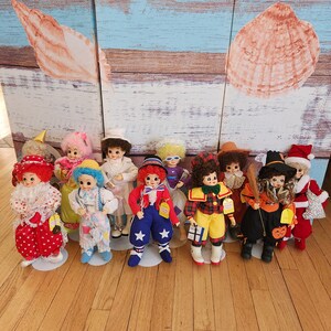 Brinn's collectible clown dolls 1986 sales