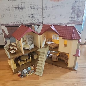 Calico Critters Sylvanian Families luxe herenhuis met accessoires