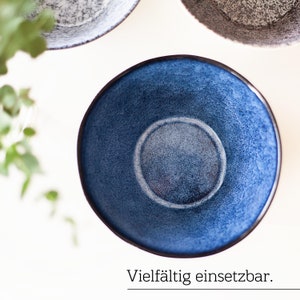Ramen Bowls aus Keramik in dunkelblau 1000ml 2 Schalen Bild 7