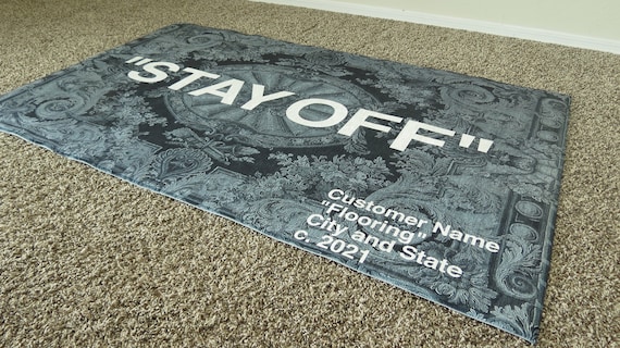 STAY OFF Custom Area Rug Hypebeast Sneakerhead Home Decor, Great for Living  Room, Bedroom, Office, Home Decoration 