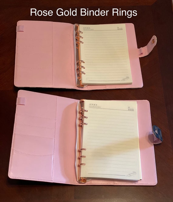 Luxury Leather Diary A5 Rings Planner With 30 MM Rings Binder Agenda Notebook Luxury Leather Diary A5 Rings Planner With 30 MM Rings Binder Agenda Notebook