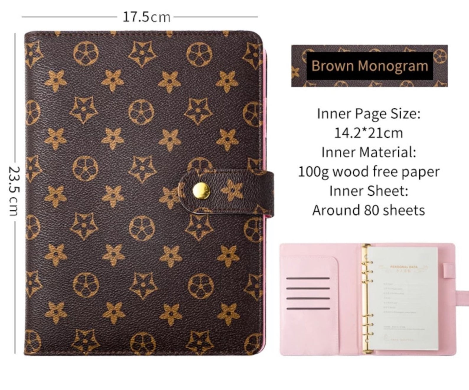 A5 Planner Luxury Planner Agenda Notebook Luxury Binder Etsy