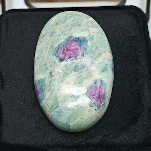 fluxite ruby cabochon perfectly crafted for pendant making
