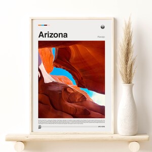 Arizona Travel Poster, Arizona Photography Print, Travel Adventure Print, Arizona Giclee Print, Popular Cities Print, City Travel Gift Idea