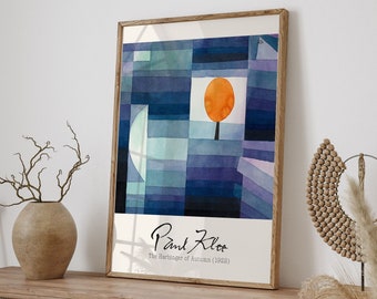 Paul Klee Vintage Poster Art Print / Paul Klee Giclee Print, Paul Klee Painting, Museum Exhibition Poster, Bauhaus, Cubismo, Surrealismo Arte