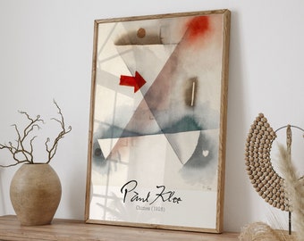 Paul Klee Vintage Poster Art Print / Paul Klee Giclee Print, Paul Klee Painting, Museum Exhibition Poster, Bauhaus, Cubismo, Surrealismo Arte