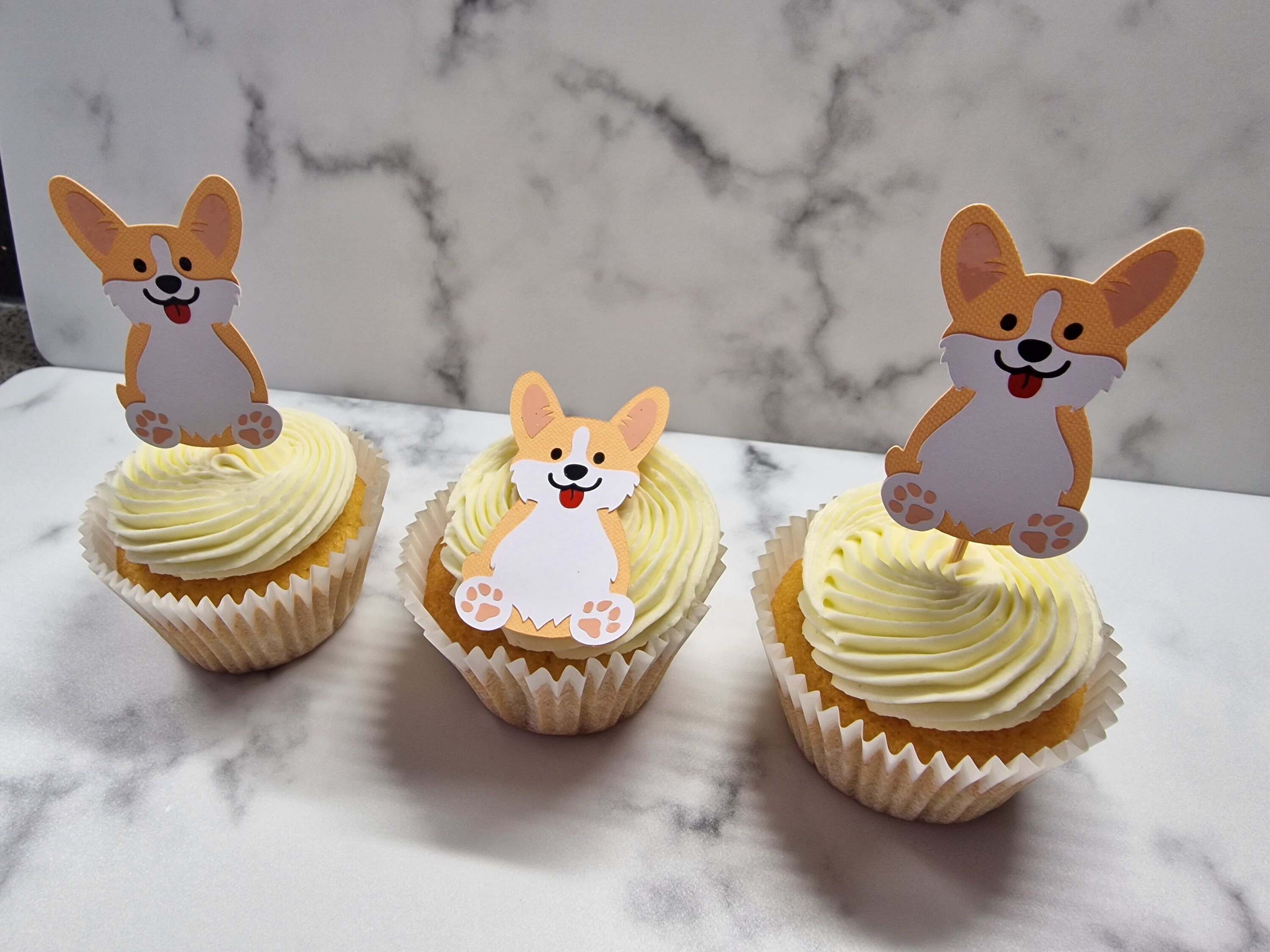 Cute Cupcake Toppers Royal Coronation Cake Idea. Dog Etsy