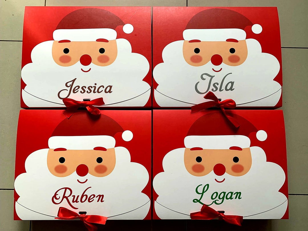Christmas Eve Box Personalised, Xmas Gift Box Custom Childrens Gift