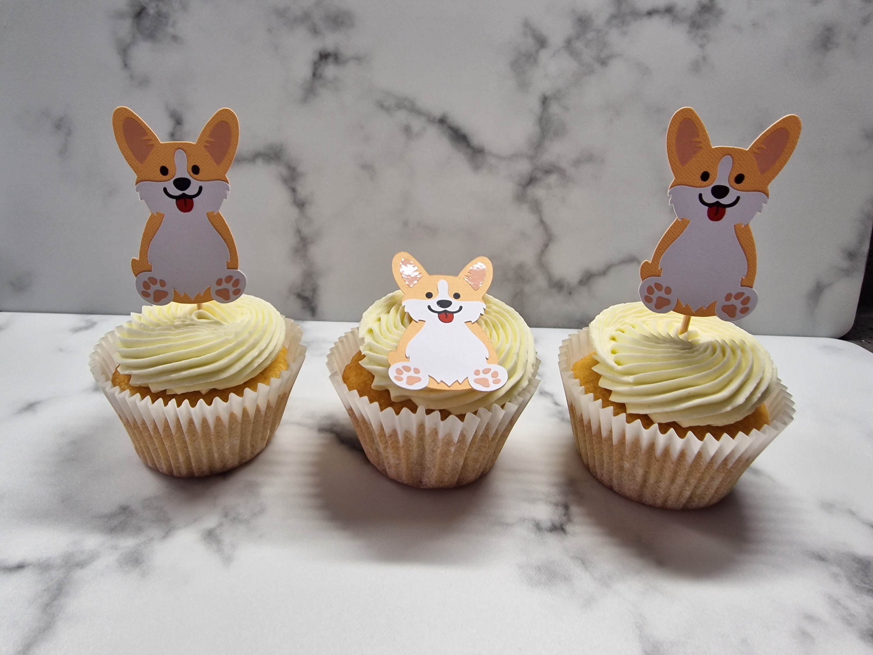Cute Cupcake Toppers Royal Coronation Cake Idea. Dog Etsy