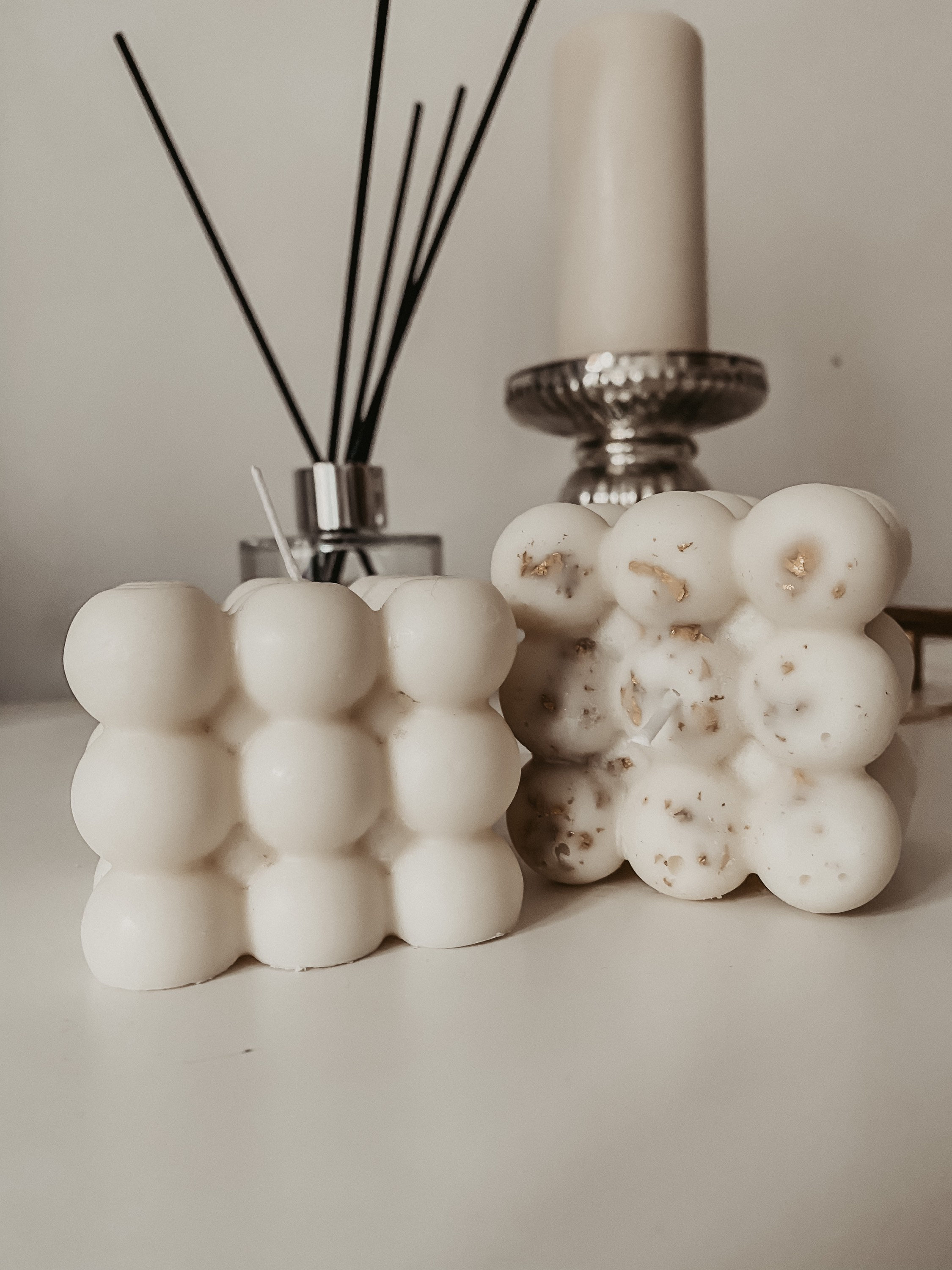 Bubble Soy Wax Candles Home Made Etsy