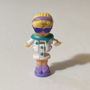 Vintage Polly Pocket Bluebird 1994 Racy Roadster Ring Polly Doll