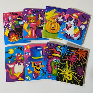 Vintage Lisa Frank Mini Notebooks Halloween Party Favors - 2&quot; x 1 1/2”