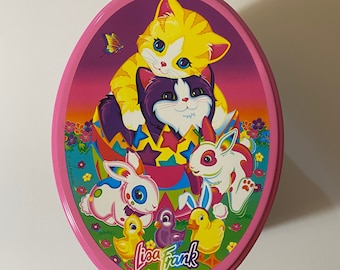 Vintage Lisa Frank Easter Tin