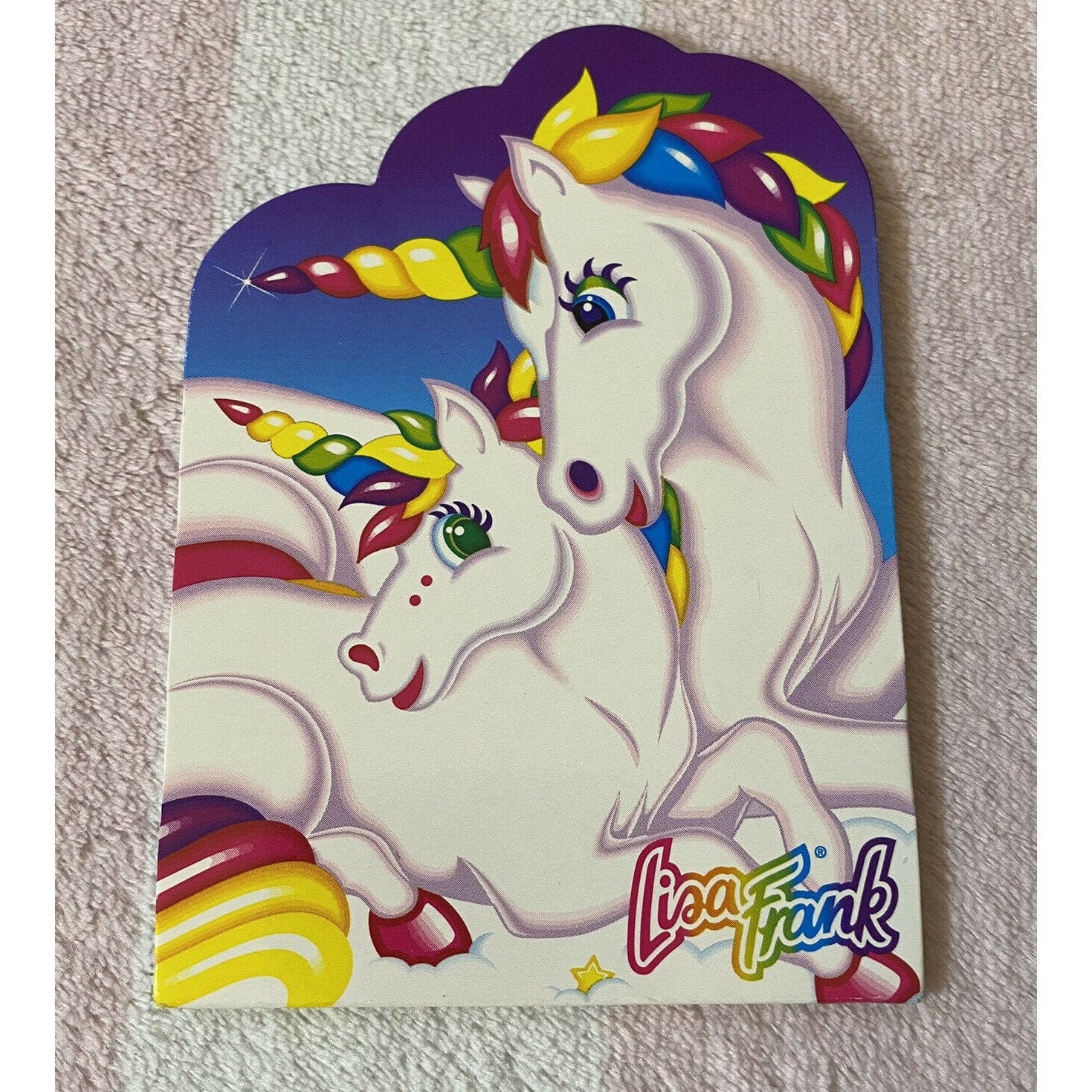 Lisa Frank Forest Pouch And Unicorn Notebook