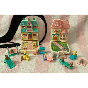 Meow Meow Teddy&#39;s Wonderland Vintage 1990&#39;s Candy Shop Toy Store Accessories Set