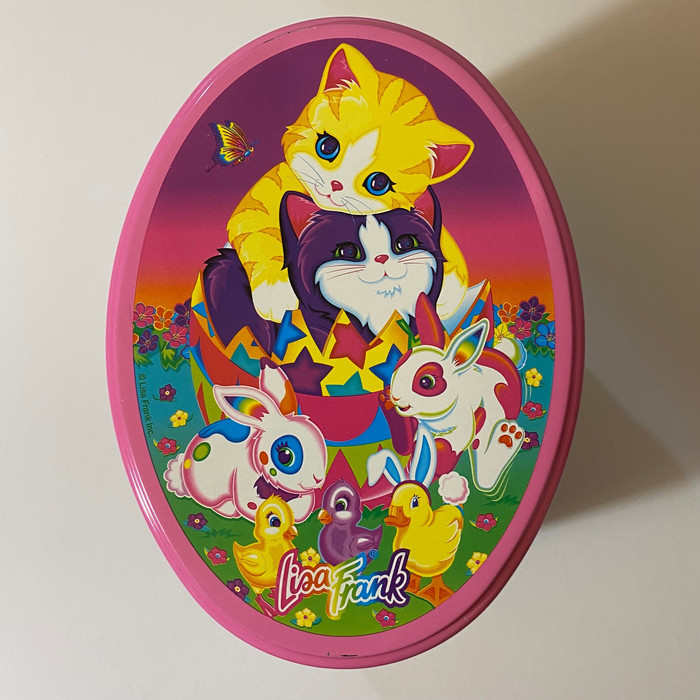 Vintage Lisa Frank Easter Tin - Etsy