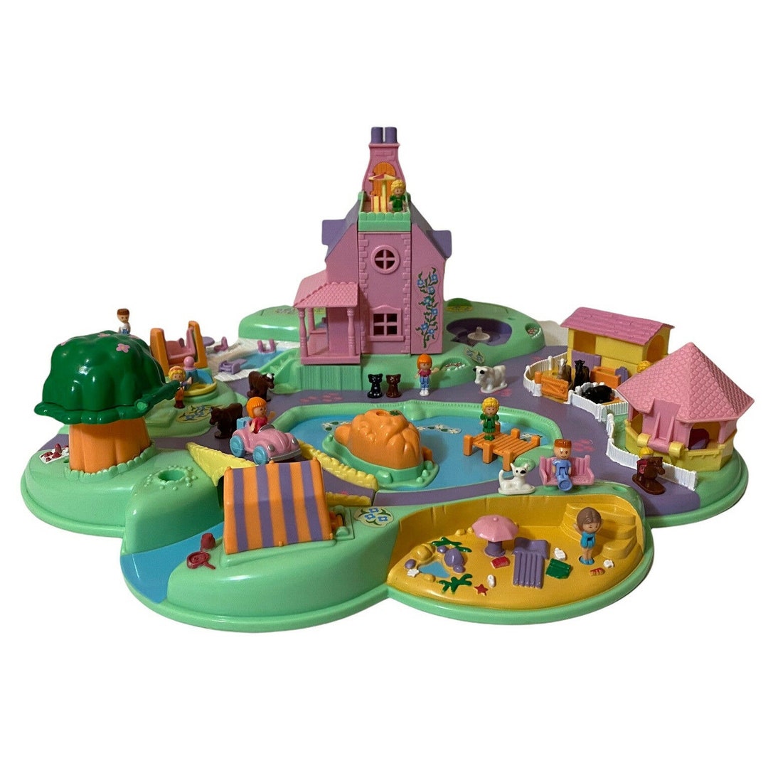 Vintage Polly Pocket Bluebird 1991 Pollys Dream World Playset With
