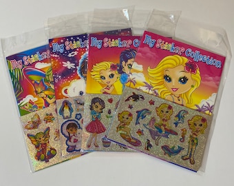 Lisa Frank My Sticker Collection Mini Book & Sticker Sheet