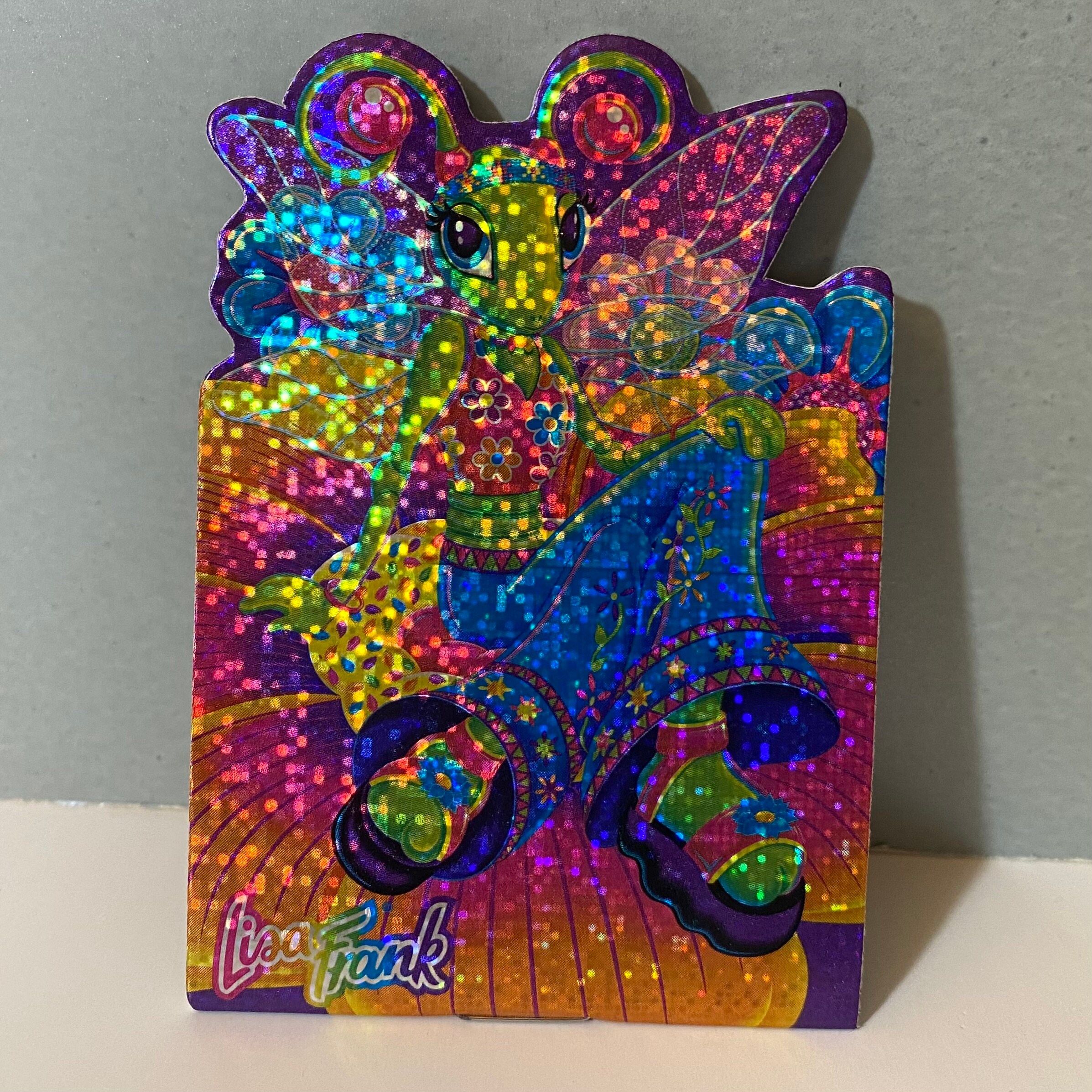 Vintage Lisa Frank Prismatic Small Notepad Skye Milleny M Nixie
