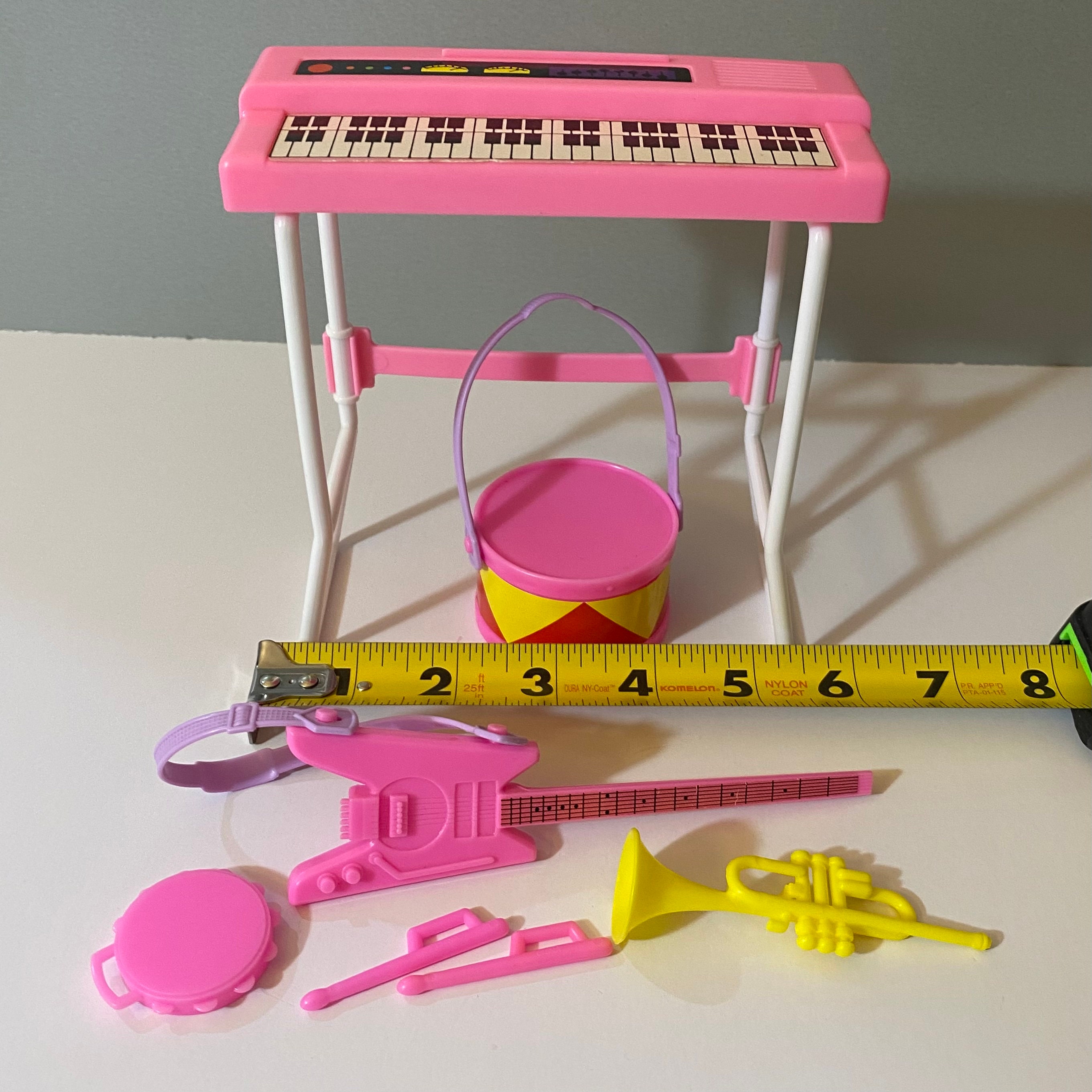 Mattel Vintage Barbie 1992 Musical Instruments Drum Piano Etsy