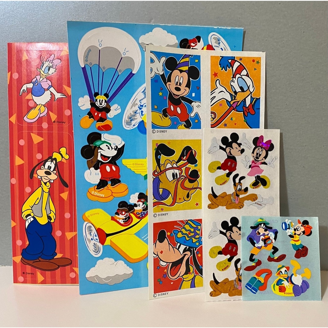Vintage Sandylion Gibson + Disney Mickey Mouse & Friends Stickers