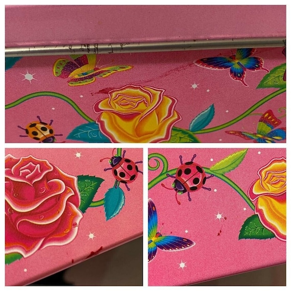Vintage Lisa Frank Kittens Flowers Butterflies Jumbo Empty