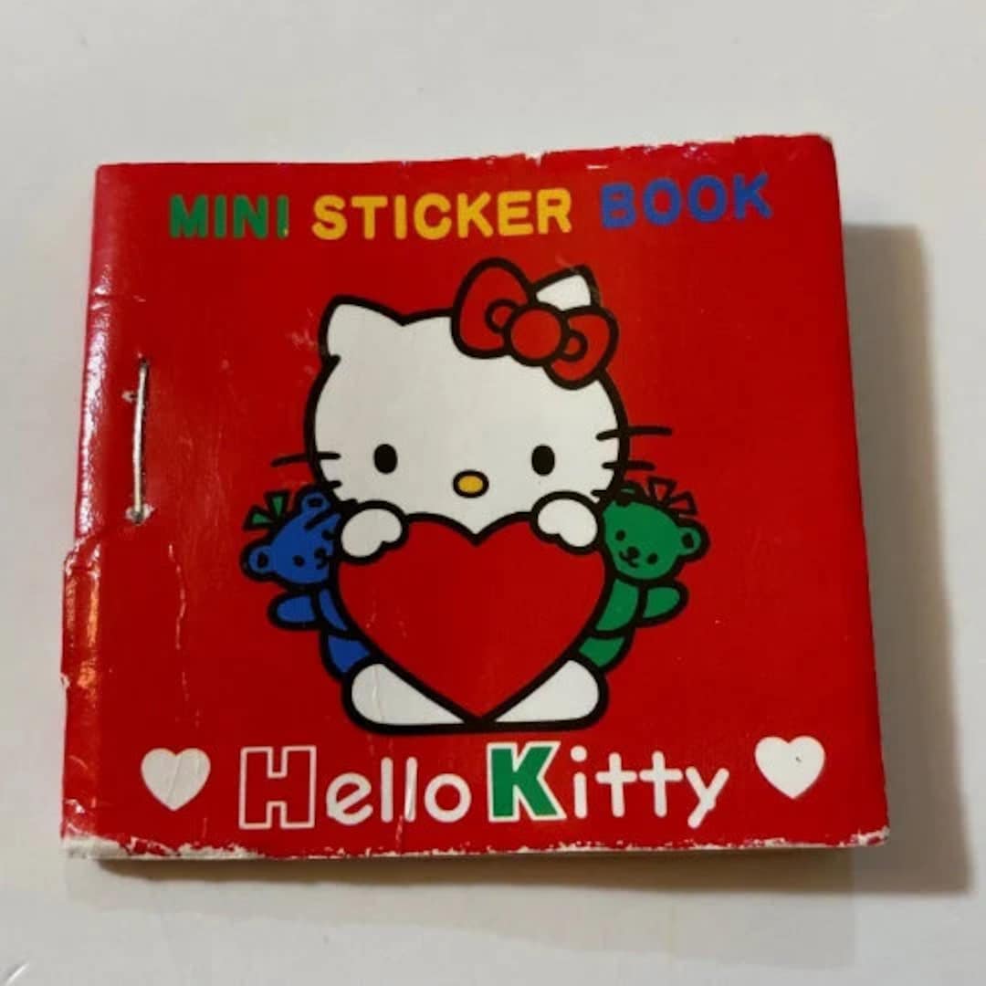 Vintage Sanrio Hello Kitty at the Zoo Mini Sticker Book Etsy
