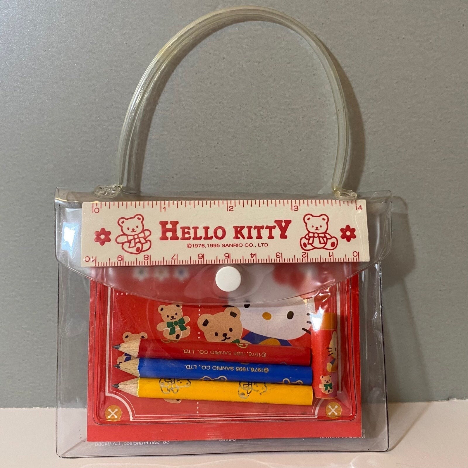 Vintage, Sanrio, Hello Kitty, Stationery, Small Items, Ruler, Notebook, CD  Holder, Mini Tissue, Bag, School, Kids, Children 20-01-126 -  Denmark