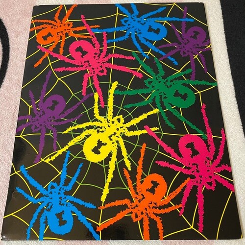 Vintage Lisa shops Frank Spiders & Skeletons 1 Spooky Folder