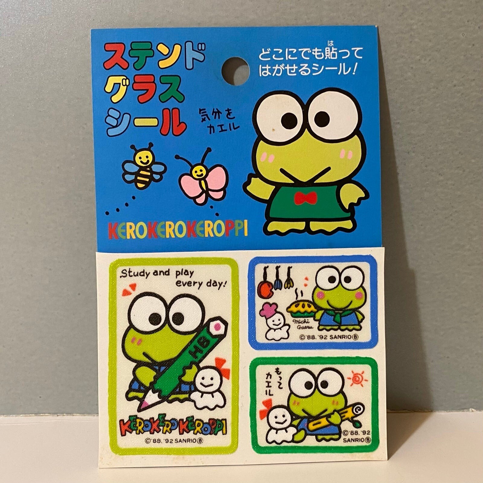 Japan Sanrio Vinyl Sticker - Keroppi / Nostalgic Series