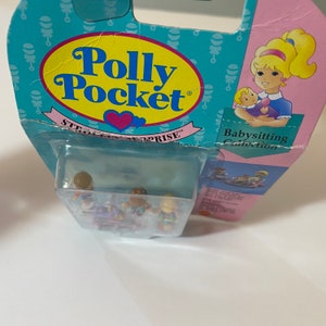 Jouet Polly Pocket vintage Babysitting Stamper jauni Bluebird (1992) s – La Roue du Passé